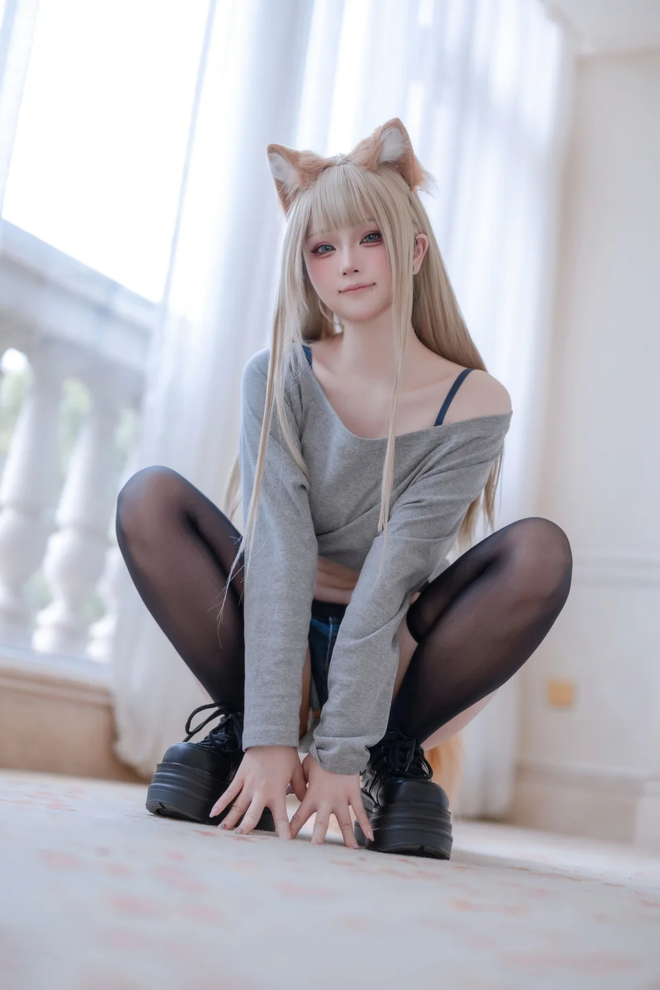 屿鱼 - 黄豆粉 T1 [54P-391MB] tg@simisebaisi 【丝足阁】005.webp